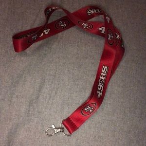 49ers lanyard
